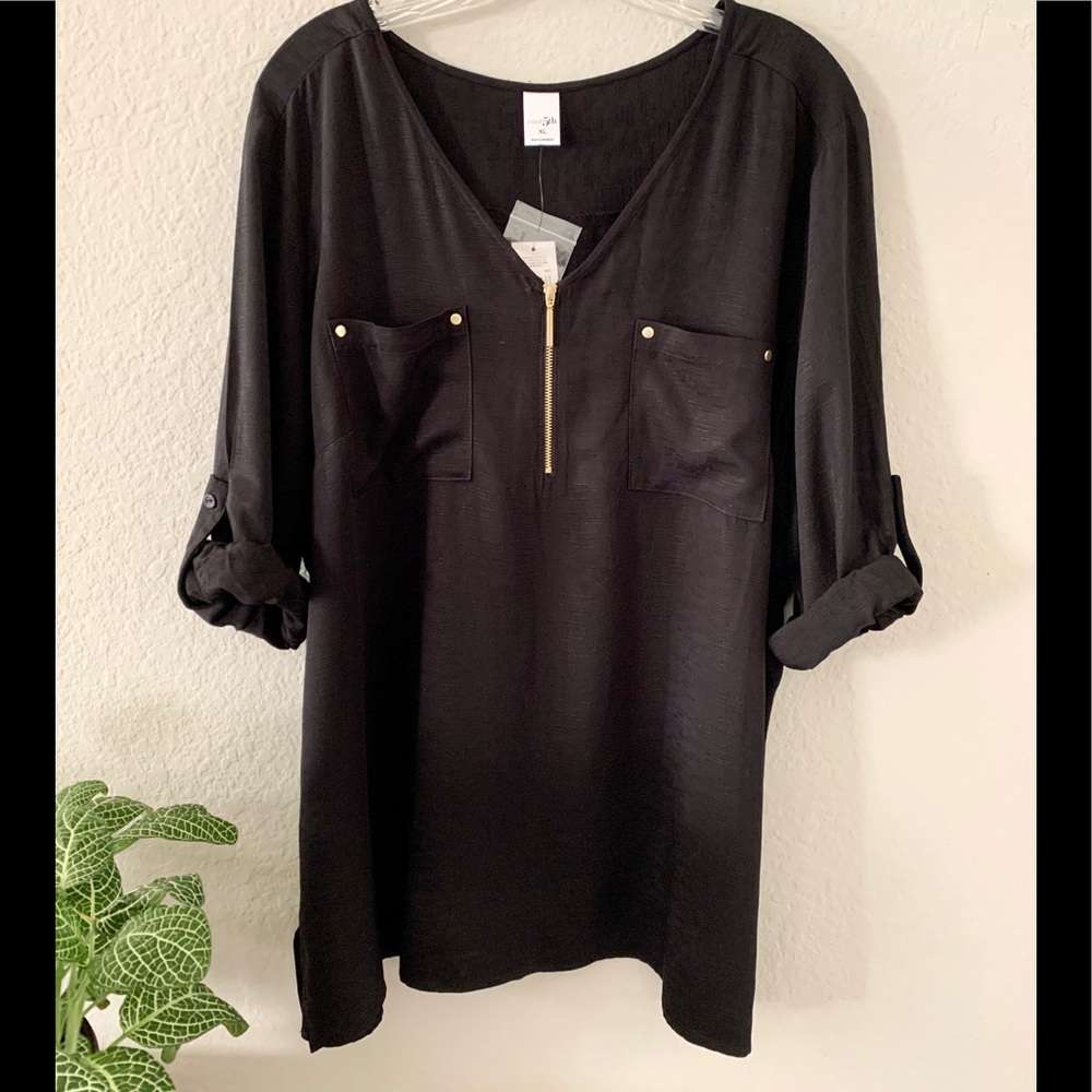 Black Tunic Top